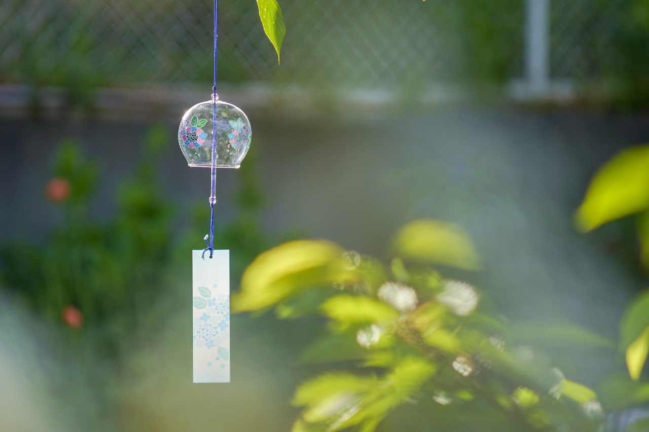 Handmade Glass Wind Chimes